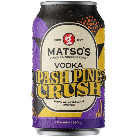 Matsos Vodka Pash Pine Crush 330ml x24