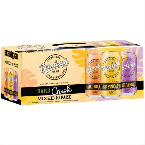 Beenleigh Hard Crush Mixed 375ml 10PK x3