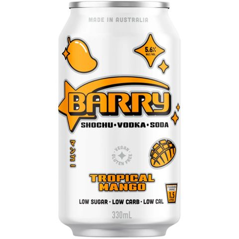 Barry Tropical Mango 330ml x16