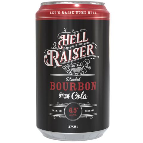Hell Raiser Bourbon & Cola 6.5% 375ml x24