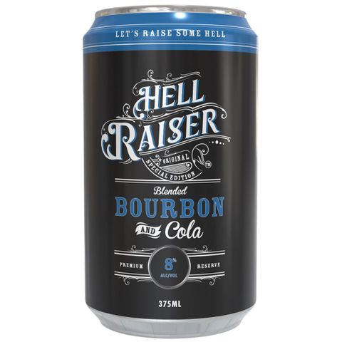 Hell Raiser Bourbon & Cola 8% 375ml x24