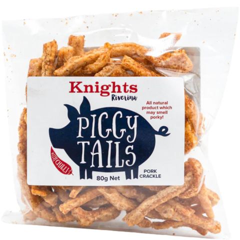 Knights Chilli Piggy Tails 80g