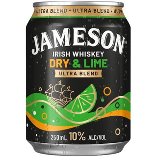 Jameson Ultra 10% Dry & Lime Can 250ml x24