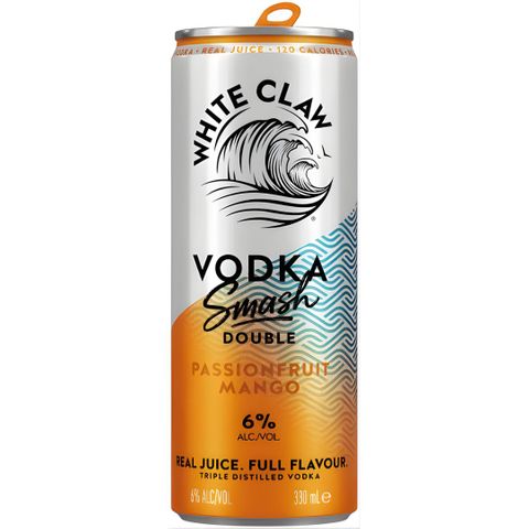 White Claw Vodka Smash Passion Mango 6% 330ml x24