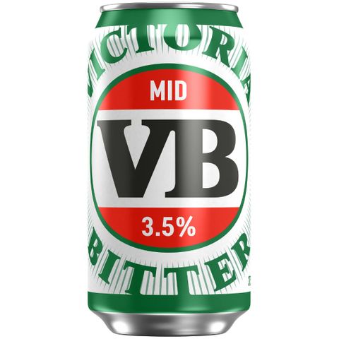 Vic Bitter Mid 3.5% Can 375ml 30 Block
