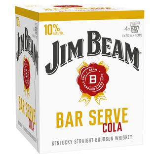 Jim Beam Bartenders Serve 10% 250ml x24