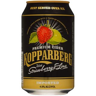 Kopparberg Strawb & Lime CAN 330ml x24