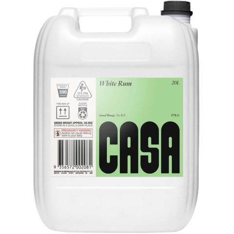 CASA WHITE RUM DRUM 20L