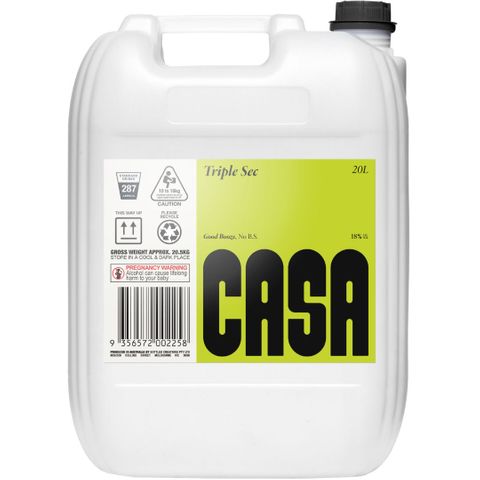CASA TRIPLE SEC DRUM 20L