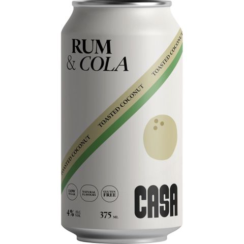 CASA RUM, COLA COCO 4% CANx24