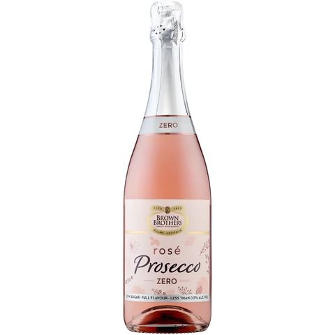 Brown Brothers Prosecco Rose Zero 750ml