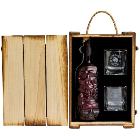 Rusty Barrel Spiced Rum Gift Pack 700ml