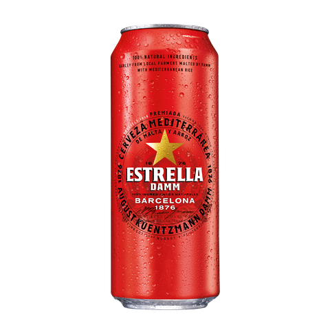 Estrella Damm 500ml Can x 24