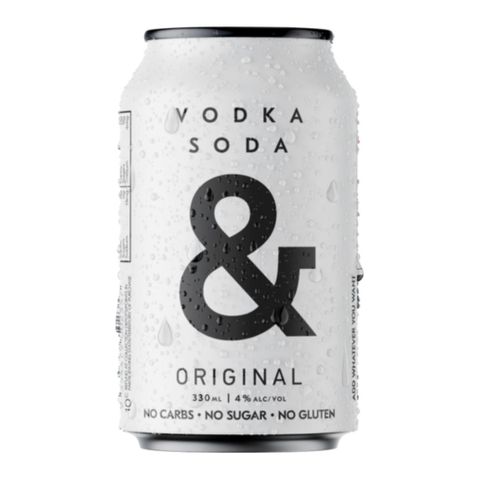 Ampersand Vodka Soda White 4% 330ml X24