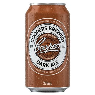 Coopers Dark Ale Can 375ml x24