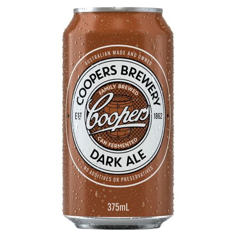 Coopers Dark Ale Can 375ml x24