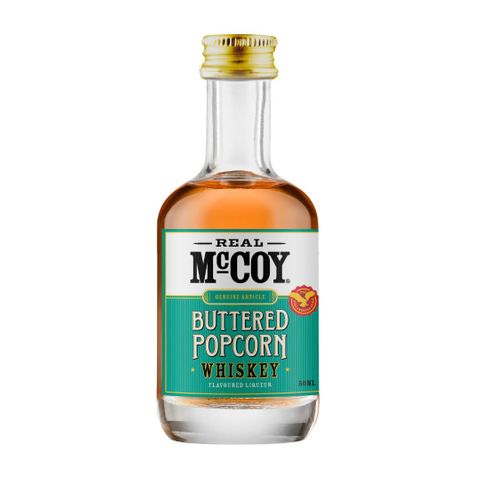 Real McCoy Buttered Popcorn Whisky Mini 50ml