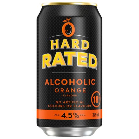 Hard Rated Orange Can 375ml x24