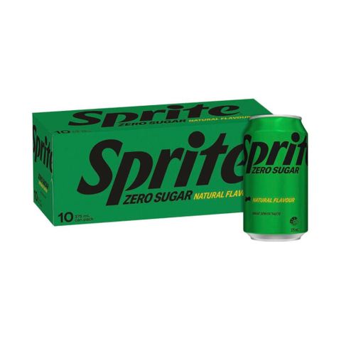 Sprite No Sugar Can 375ml 10 Pack