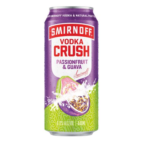 Smirnoff Crush Passionfruit Guava 440ml x24