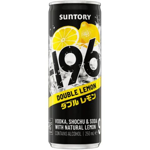Suntory 196 Double Lemon 9% 250ml x24
