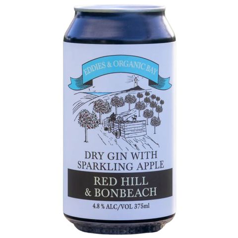 Eddies Organic Dry Gin Sparkling Apple 375ml x24