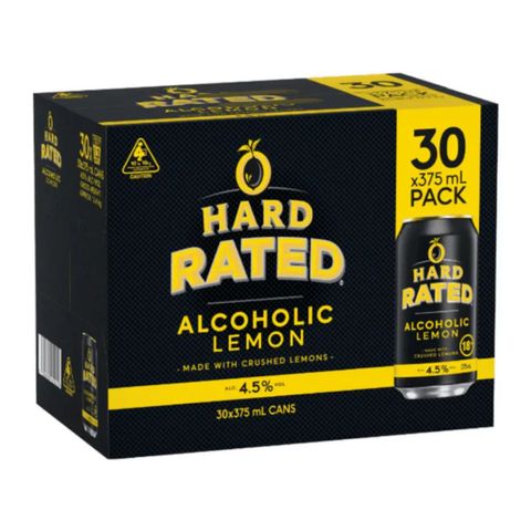 Hard Rated 4.5% Can 375ml 30 Block