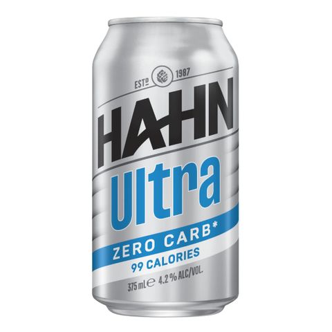 Hahn Ultra Zero Carb Can 375ml x24