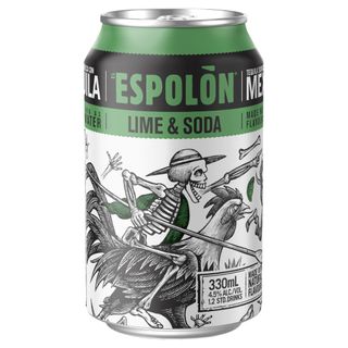 Espolon Tequila Lime & Soda 330ml x24