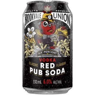 Brookvale Vodka Red Pub Soda 6% 330ml x24