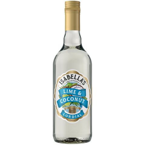 Isabella's Lime Coconut Cordial 700ml