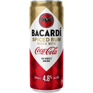 Bacardi Spiced Rum & Cola Can 330ml x24