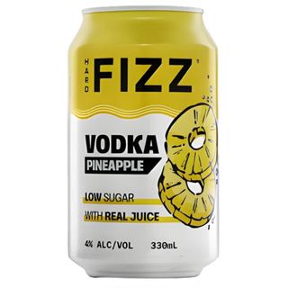 Hard Fizz Vodka Pineapple 330ml x24