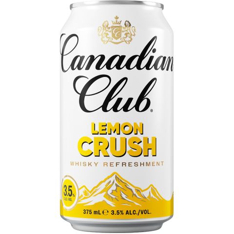 Canadian Club Lemon Crush 3.5% 375ml x24