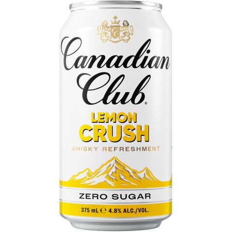 Canadian Club Lemon Crush ZERO 375ml x24