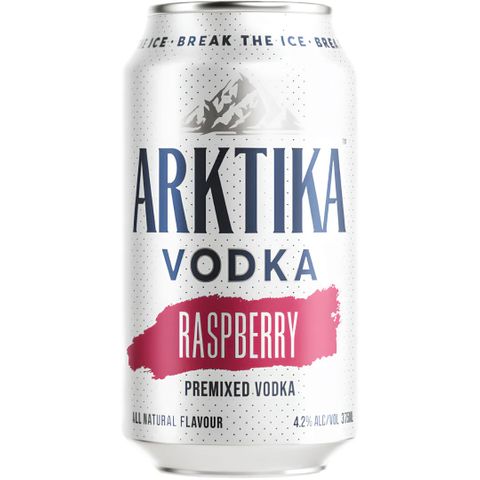 Arktika Vodka & Raspberry 375ml x24