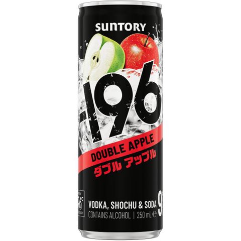 Suntory 196 Double Apple 9% 250ml x24