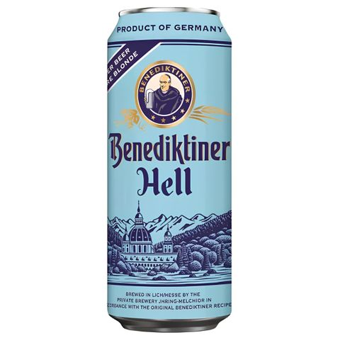 Benediktiner Hell Lager Can 500ml x24