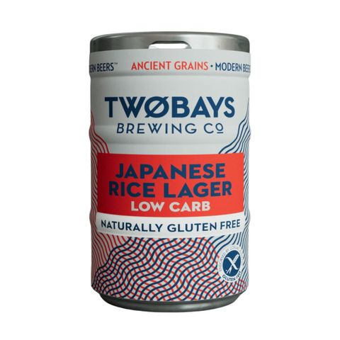 Two Bays Japanese Rice Lager (GF) Keg 50L