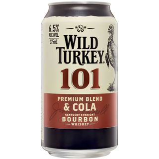Wild Turkey 101 & Cola Can 12pk X2