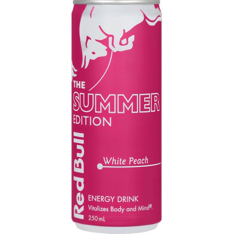Red Bull Summer White Peach 250ml x12