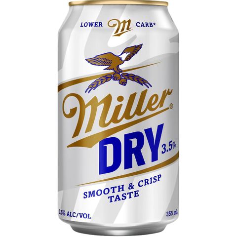 Miller Dry 3.5% Can 355ml x24