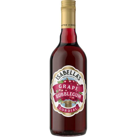 Isabella's Bubblegum Grape Cordial 700ml