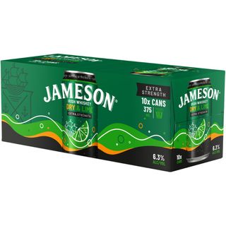 Jameson & Dry Lime 6.3% 375ml Can 10PKx3