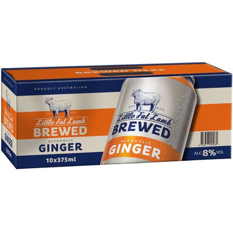 Little Fat Lamb Ginger 375ml 10PK x3