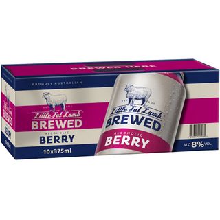 Little Fat Lamb Brewed Berry 375ml 10PK x3