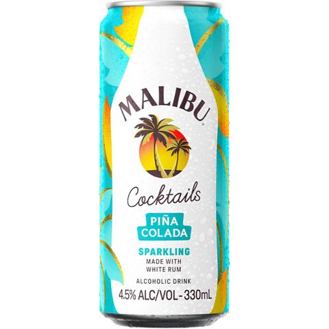 Malibu Pina Colada 4.5% Can 330ml x24