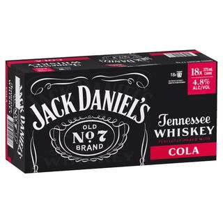 Jack Daniel & Cola Can 18PK