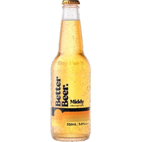 Better Beer Middy Stub 330ml x24