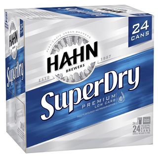 Hahn Super Dry 4.6% 375ml Cans-24